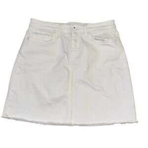 NWOT Vineyard Vines White Denim Skirt Women’s 2 Preppy Coastal Western Old Money